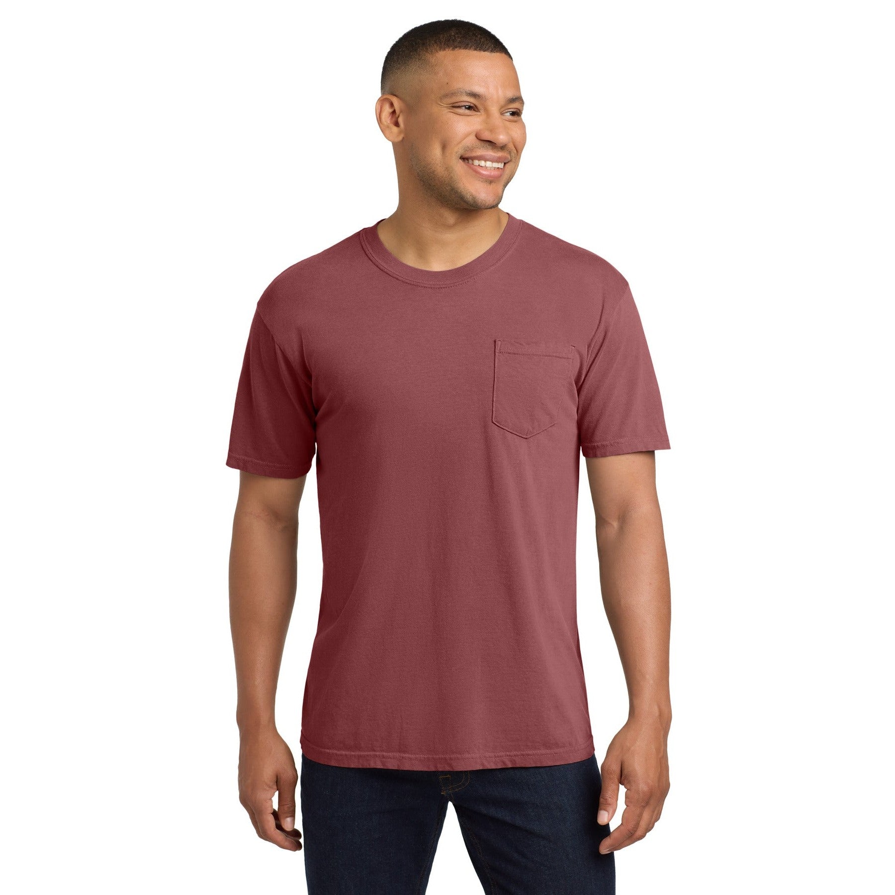 Comfort Colors-COMFORT COLORS ® Heavyweight Ring Spun Pocket Tee. 6030 1/2-MedTech-8